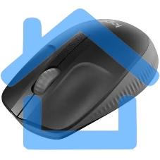 Мышь беспроводная Logitech M190 черный, 1000 dpi, радиоканал, USB, кнопки - 3