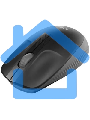 Мышь беспроводная Logitech M190 черный, 1000 dpi, радиоканал, USB, кнопки - 3