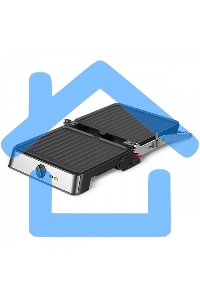 Электрический гриль BQ GR3007, черный/стальной