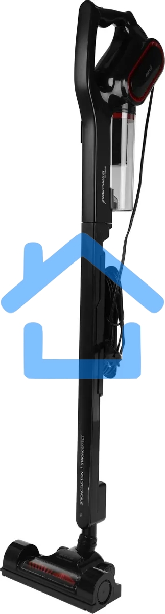 Пылесос вертикальный Deerma DX700 Pro черный, питание от сети, 210 Вт, уборка сухая, пылесборник 0.8 л