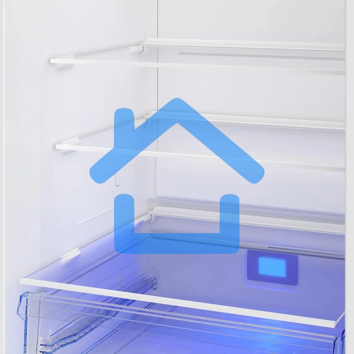 Холодильник Beko B3R1CNK363HW (R) белый двухкамерный 220/100л морозилка снизу, No Frost