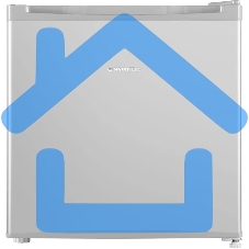 Холодильник Maunfeld MFF50SL серебристый матовый однокамерный 46л, De Frost