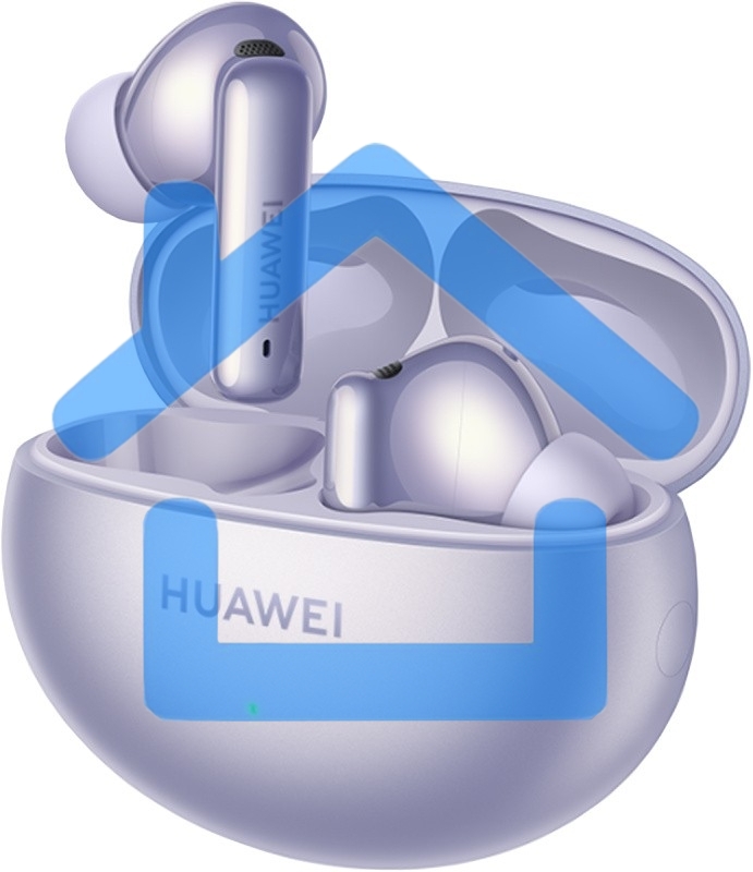 Наушники Huawei FreeBuds 6i Orca-T100, Bluetooth, внутриканальные, фиолетовый