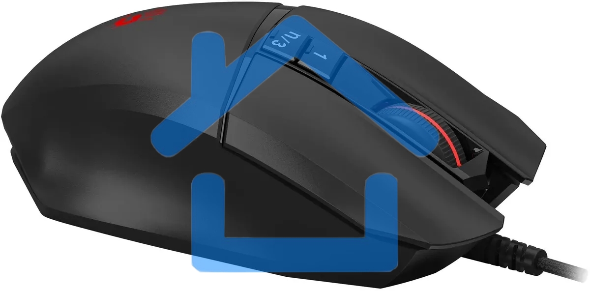 Мышь проводная A4Tech Bloody W65 Max Mini черный, 12000 dpi, USB, кнопки - 9