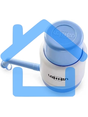 Помпа для 19л бутыли Vatten №5 механический белый/синий