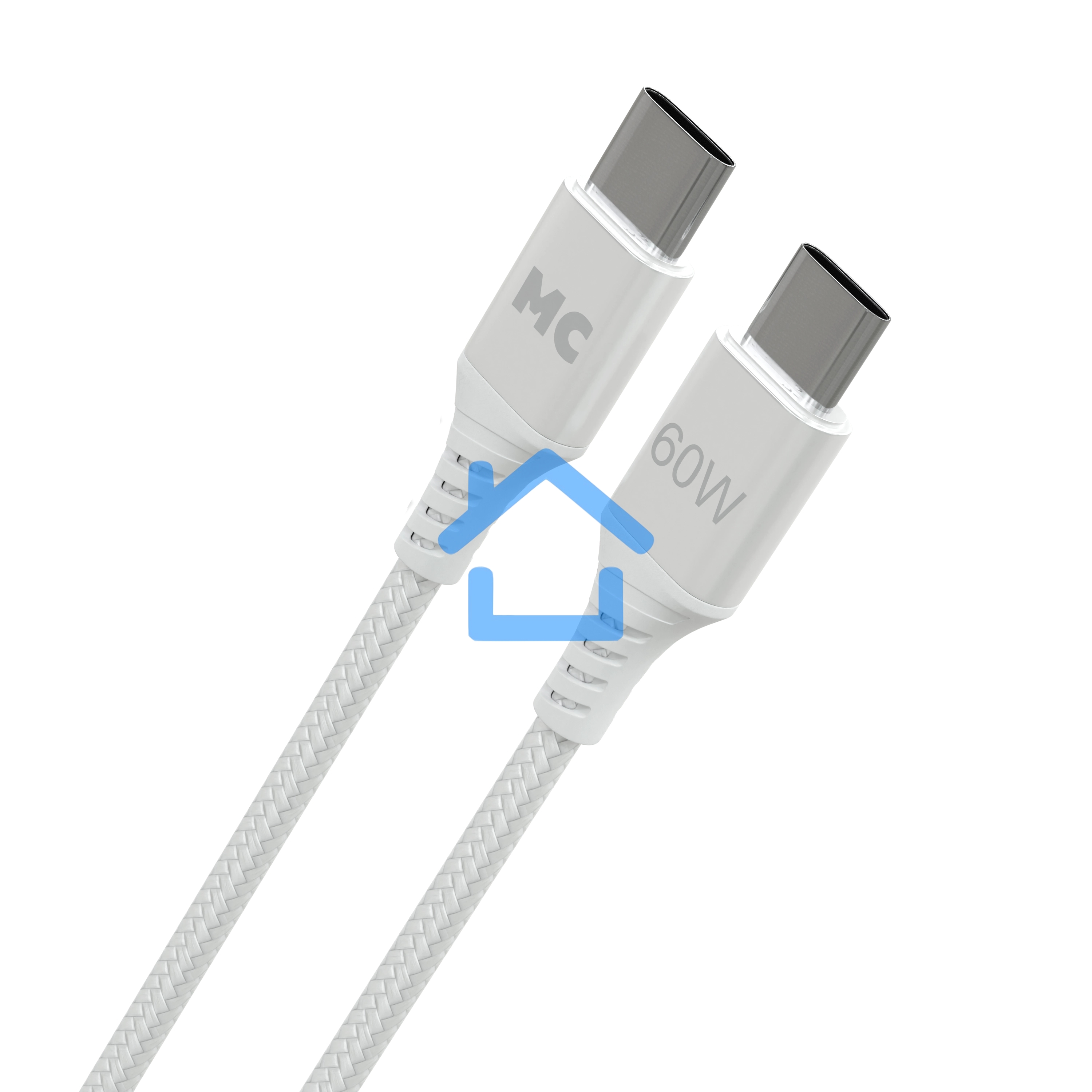 Кабель MORE CHOICE (4620202554116) K69aa 2м USB 3.0A PD 60W для Type-C Type-C- 2м, белый