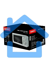 Микроволновая печь Galanz MOS-2002MW белый, 20 л, 700 Вт, переключатели - поворотный механизм