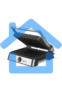 Электрический гриль BQ GR3007, черный/стальной