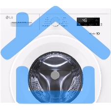 Стиральная машина LG F2Y1HS3W белый, загрузка фронтальная 7 кг, 1200 об/мин., класс: А