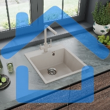 Кухонная мойка Maunfeld Perla 460 MFQS-460LBG светло-бежевый