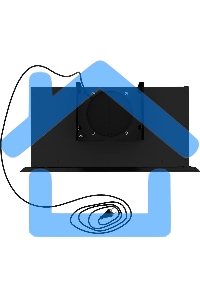 Вытяжка каминная Elikor Метеорит 60П-700-Э4Д черный, 60 см, 700 куб. м/ч, 52 дБ