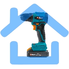 Дрель-шуруповерт Bort BAB-21-BLK, Аккумуляторная, 21В, 2 АКБ