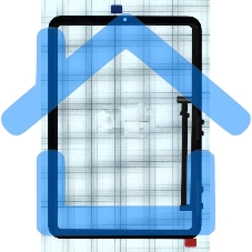 Сенсорное стекло (тачскрин) для iPad Mini 6 2021 (A2567, A2568), черное