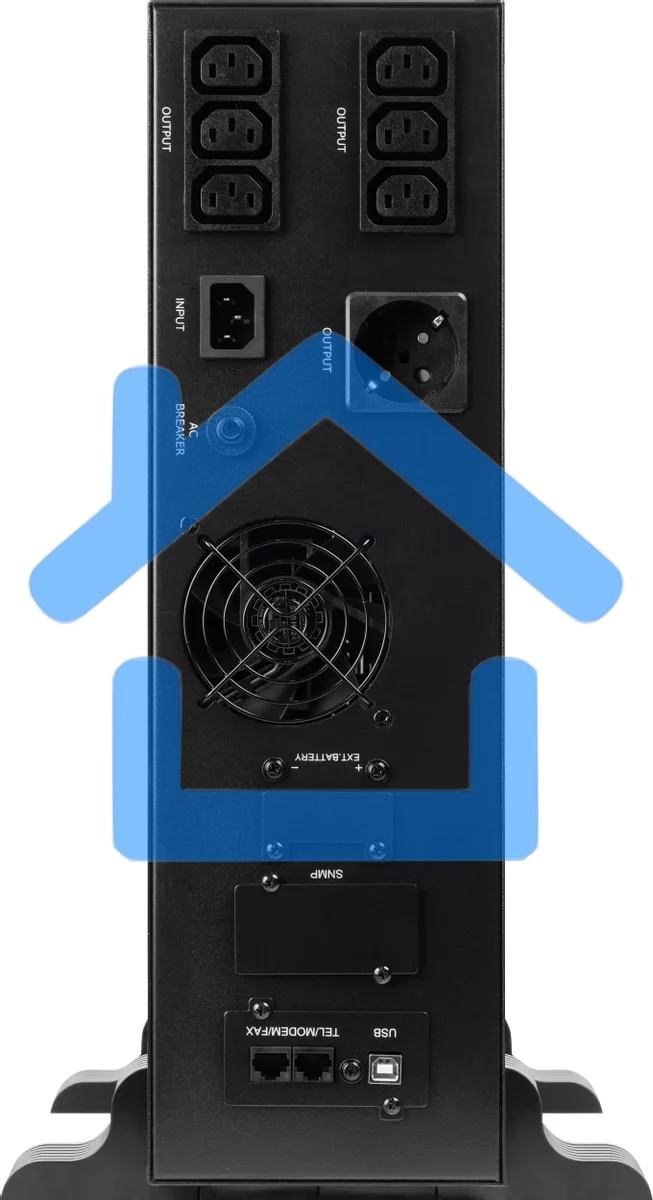 Источник бесперебойного питания Smartwatt Data 1600Вт 2000ВА черный