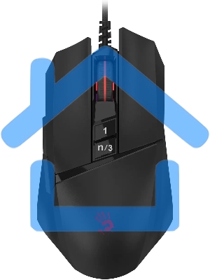 Мышь проводная A4Tech Bloody W65 Max Mini черный, 12000 dpi, USB, кнопки - 9