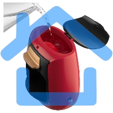 Кофеварка капельная Sencor SCE 2101RD красный, исп. кофе - молотый, 0.3 л. 500 Вт.