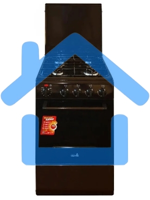 Плита комбинированная Cezaris ПГЭ 1000-05 белый, конфорок 4 газовых, духовка 45 л, 51 см x 85 см x 52 см