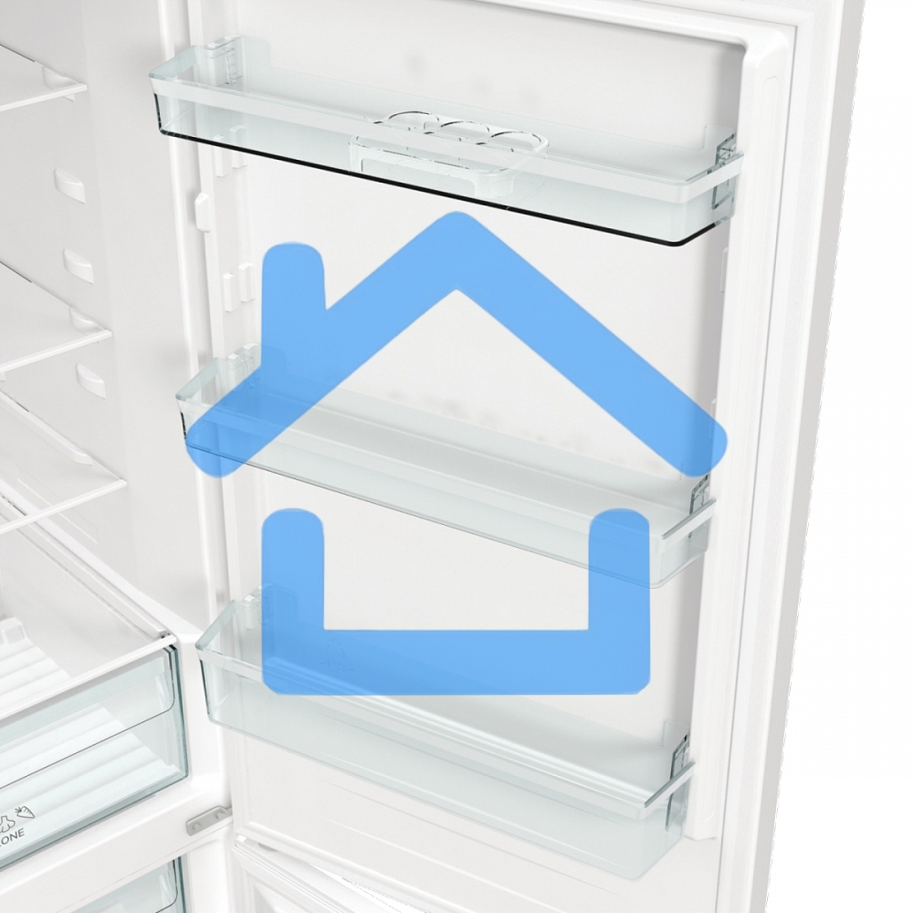 Холодильник Gorenje NRK619EEW4 белый двухкамерный 203/99л морозилка снизу, No Frost