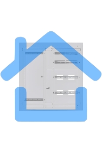 Щит этажный EKF Basic 4 кв. (1000х950х160)