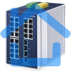 Коммутатор Planet IGS-4215-24T4X Industrial L2+ 24-Port 10/100/1000T + 4-Port 10G SFP+ Managed Ethernet Switch