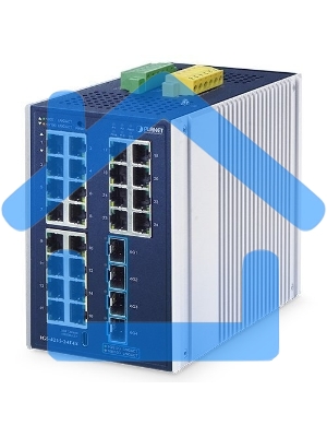 Коммутатор Planet IGS-4215-24T4X Industrial L2+ 24-Port 10/100/1000T + 4-Port 10G SFP+ Managed Ethernet Switch