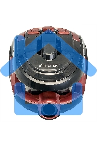 Пылесос DELTA LUX DE-3501 СУПЕР-ЦИКЛОН, черный с терракот