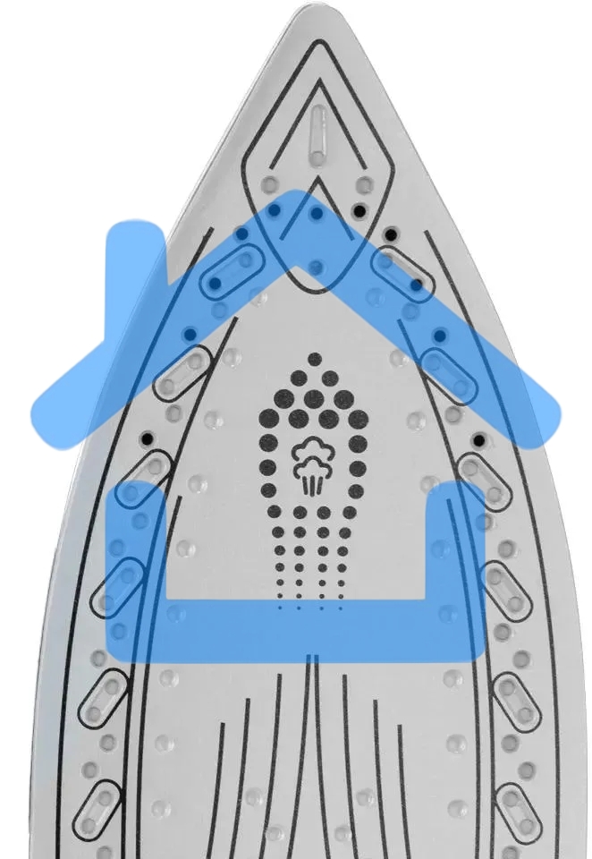 Парогенератор Kitfort КТ-9309 2250Вт черный/фиолетовый