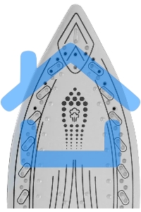 Парогенератор Kitfort КТ-9309 2250Вт черный/фиолетовый