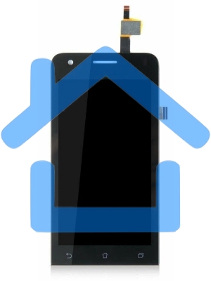 Дисплей для Asus ZenFone C ZC451CG, черный c рамкой