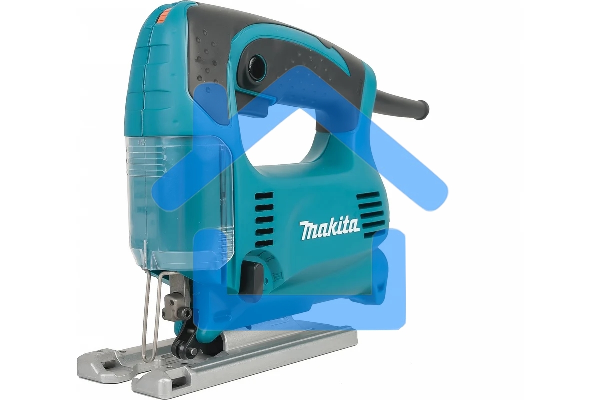Лобзик Makita 4329 Лобзик,в\рук, 450Вт,500-3100об\м,ход-18мм,рез-65мм,1.9кг,кор,маятн,Al подошва