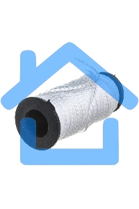 Шнур крученый полипропиленовый Сибртех 93962 2 мм, L 50 м, 38 кгс, на катушке, Россия, белый