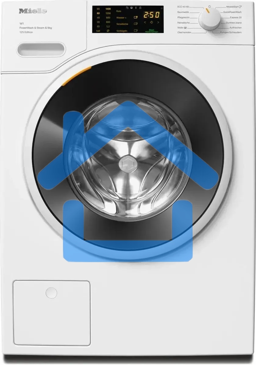 Стиральная машина Miele WWB380 WCS 125 Edition белая, загрузка фронтальная 8кг, 1400 об/мин., класс: A