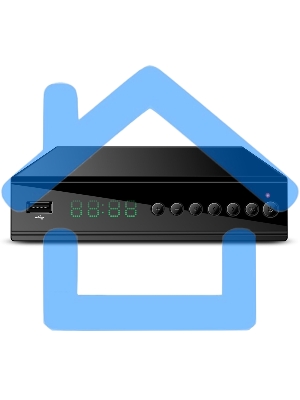 Ресивер эфирный цифровой DVB-T2/C HD HD-350 металл, дисплей DOLBY DIGITAL, HEVC Сигнал Electronics