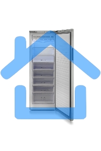 Морозильная камера Бирюса Б-M6047SN, металлик, 280л, 8 ящиков