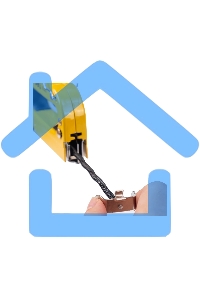 Мебельный степлер Deli DL1313 3-в-1. 4-8мм. 0,6 кг. Полностью стальная конструкция. Подходит для D/U/T.