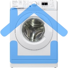 Стиральная машина Indesit BWSA 5109 WWV белый, загрузка фронтальная 5 кг, 1000 об/мин., класс: А