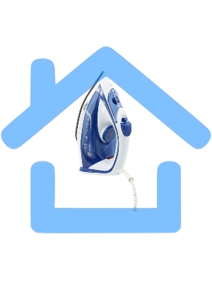 Утюг Atlanta ATH-5545 (blue) с пароувлажнением