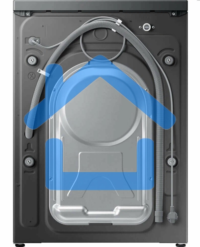 Стиральная машина Samsung WW80AG6S28AX/LD серая, загрузка фронтальная 8кг, 1200 об/мин., класс: A