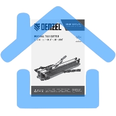 Плиткорез 1000х14мм, цельнометал. напр., каретка на подш., стальная станина, рукоятка-пенал Denzel