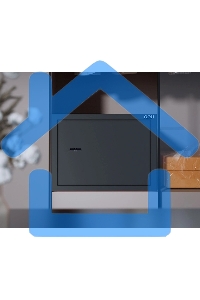 Сейф Deli Srock ET561 200x310x200мм ключевой