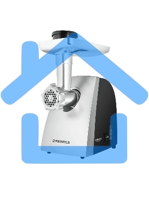 Мясорубка электрическая Maunfeld MMG.2000BRSV черный, 2000 Вт