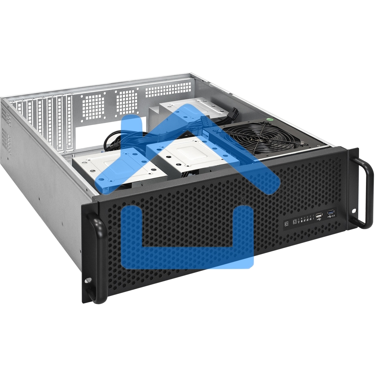 Серверный корпус ExeGate EX293902RUS Pro 3U450-09 (RM 19