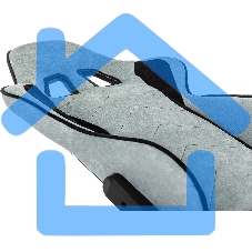 Кресло игровое Zombie Drift/F серо-голубой/черный, крестов. пластик, подст. для ног