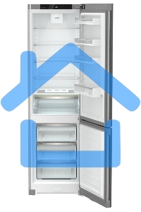 Холодильник Liebherr CNsfd 5703-22 001 Pure серебристый SteelFinish двухкамерный 266/94л морозилка снизу