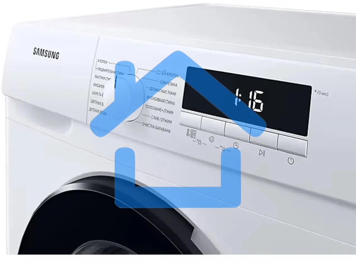 Стиральная машина Samsung WW80T3040BW/LP белый, загрузка фронтальная 8кг, 1400 об/мин, класс А