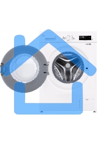 Стиральная машина LG F2Y1HS3W белый, загрузка фронтальная 7 кг, 1200 об/мин., класс: А