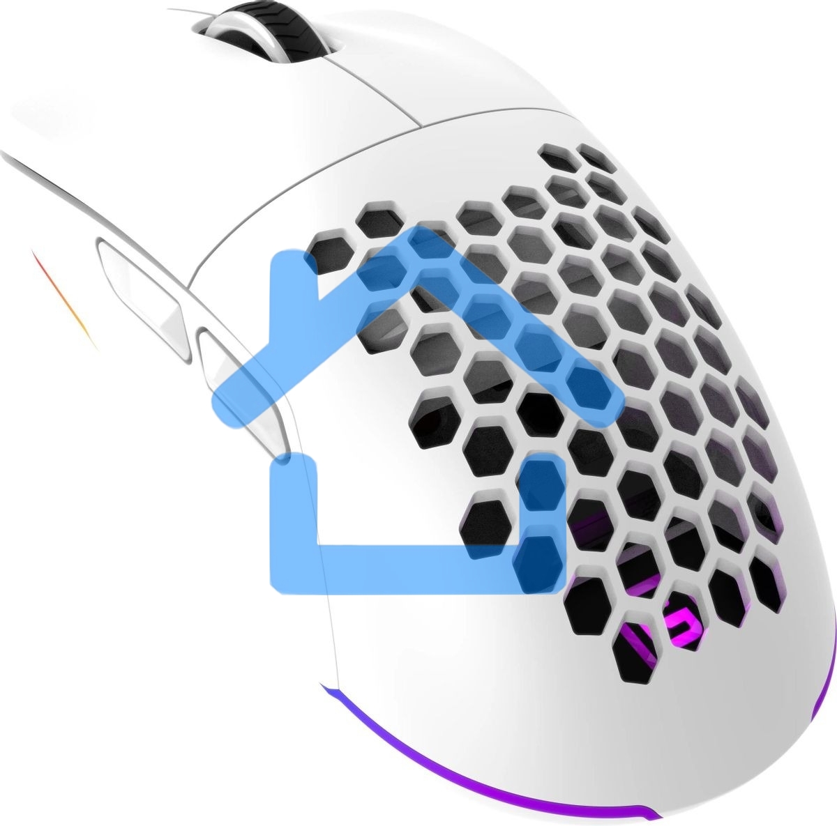 Мышь беспроводная Oklick 900GMW белый, 26000 dpi, радиоканал, Bluetooth, USB, кнопки - 6