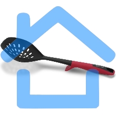 Шумовка для первых/вторых блюд Rondell Craft RD-1873 черный/красный упак.:картонная подложка