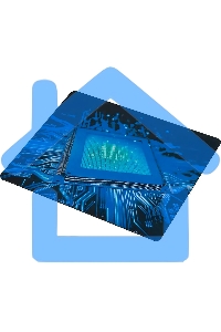 Коврик для мыши Buro BU-R51768 рисунок/процессор