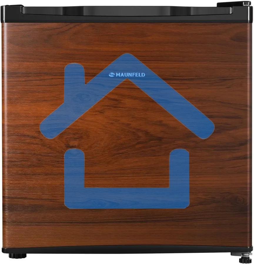 Холодильник Maunfeld MFF50WD дерево/черный мат. однокамерный 46л